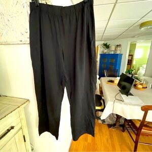 Never worn. Comfy, stretchy, wider, leg, yoga/hang around pants